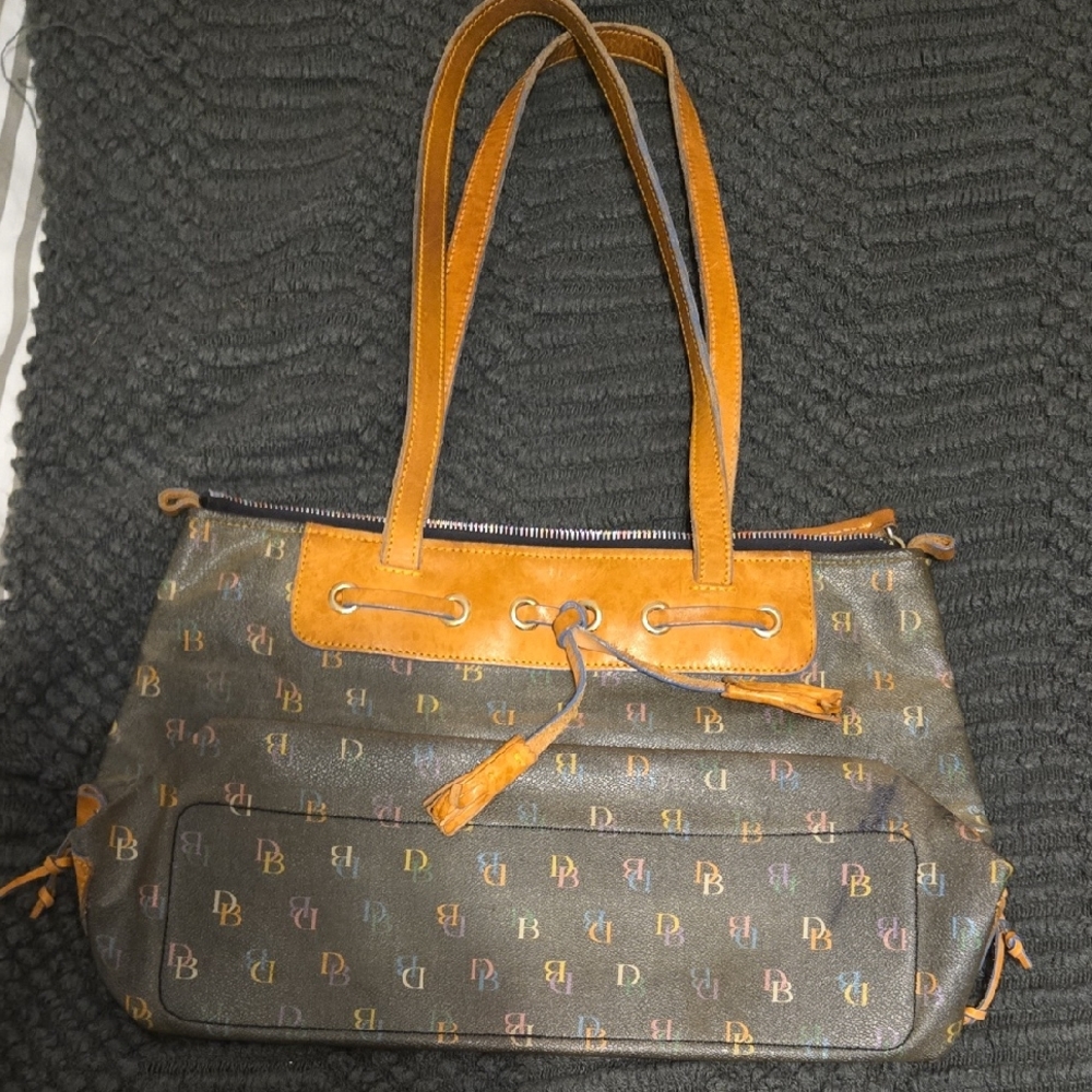 Dooney‎ & Bourke Multicolor Monogram Shoulder Bag